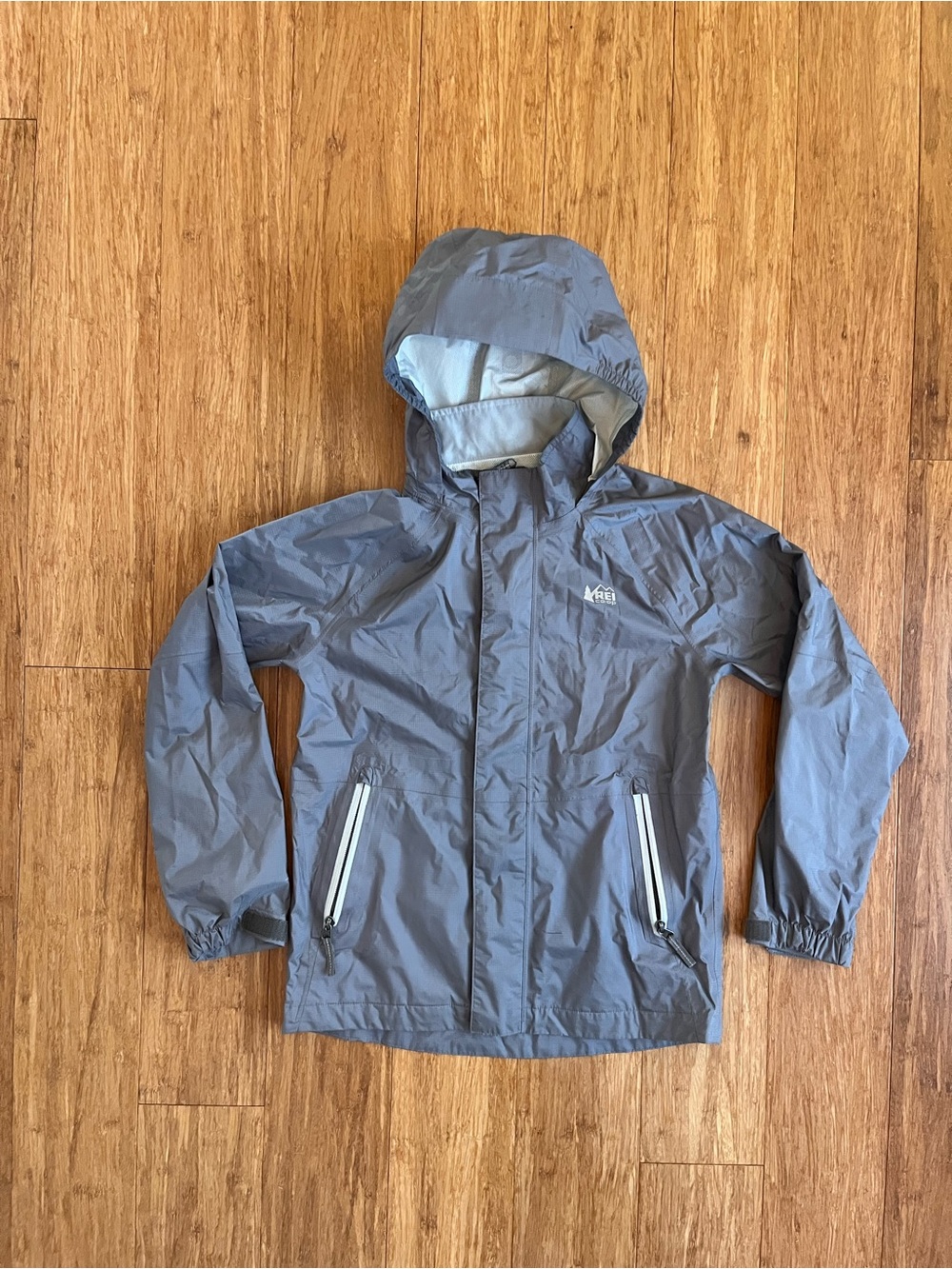 REI Kids' Hooded Rain Jacket - Gray